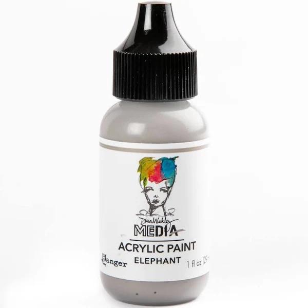 Dina Wakley Media Acrylic Paint 1oz - Elephant