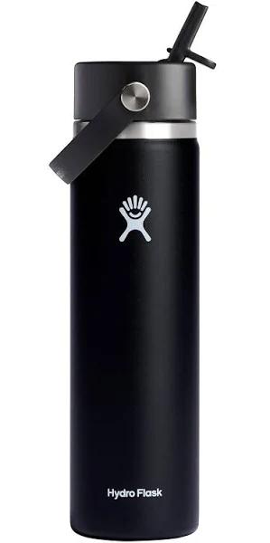 Bottle Hydro Flask 24 oz Wide Mouth With Flex Straw Cap W24BFS001