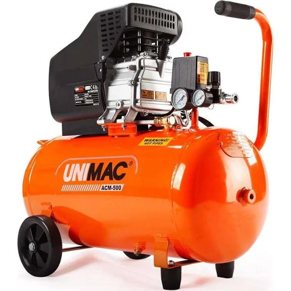 UNIMAC Air Compressor 50L 3HP Electric Portable Inflator Direct Tank Pump Oil