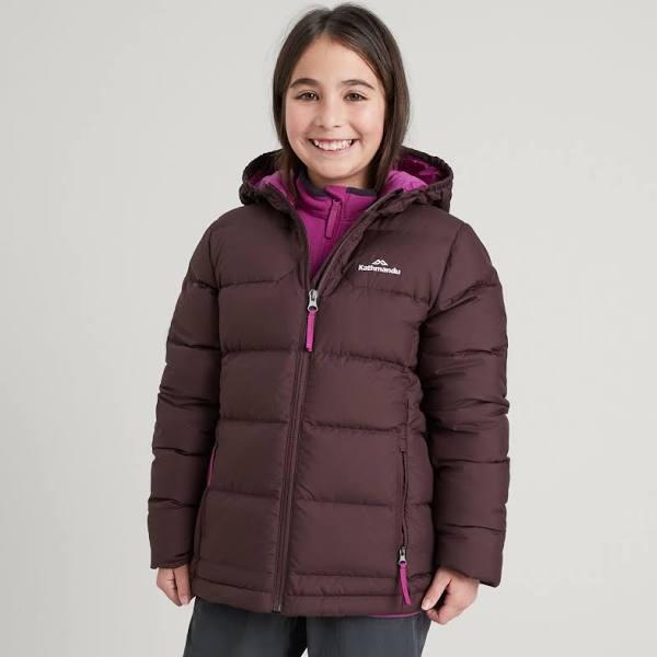 Kathmandu Epiq Girls' Down Jacket | Brown Puffer Jacket - 14Yrs