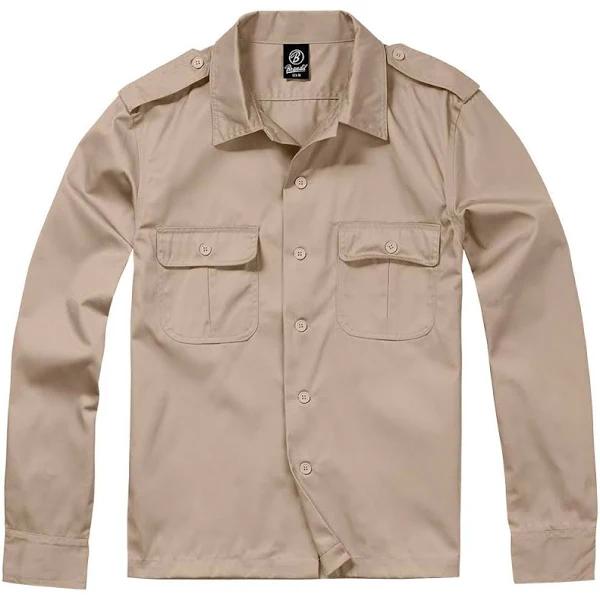 US Shirt Beige - Brandit BD4102 - Size 5XL