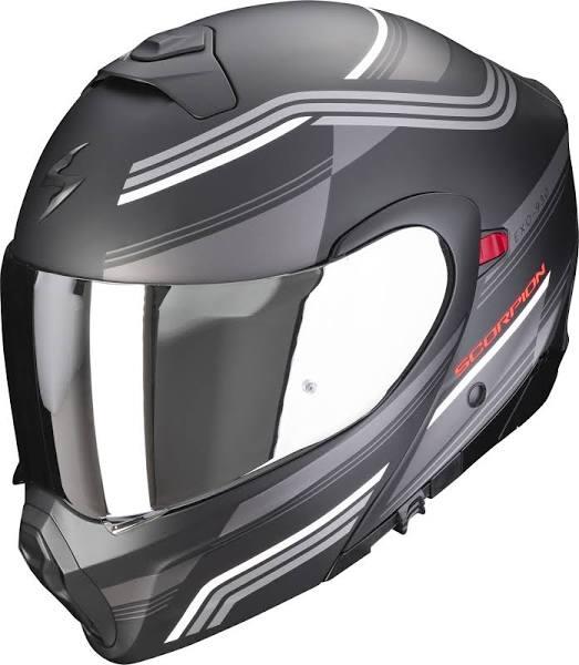 Scorpion EXO-930 Multi Matt Black-Silver Modular Helmet Size S