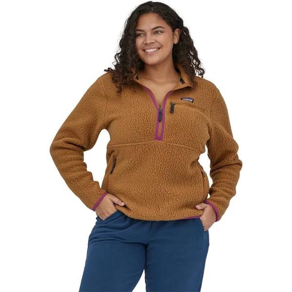 Patagonia Women's Retro Pile Marsupial - Nest Brown w/Amaranth Pink / M