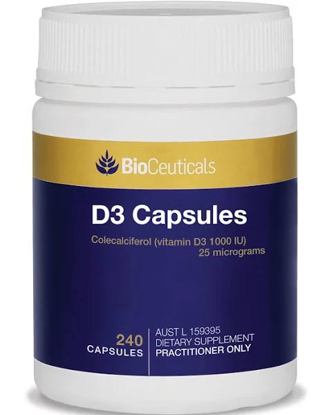 BioCeuticals D3 240 Capsules