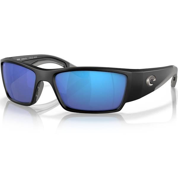 Costa Del Mar Corbina Pro Polarized Sunglasses - Matte Black / Blue Mirror