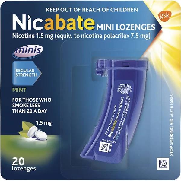 Nicabate Mini 1.5mg - 20 Lozenges