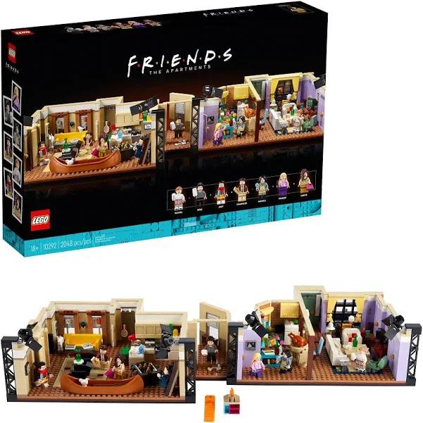 LEGO The Friends Apartments 10292 Building Kit; Build A Displayable Model With Details from The Iconic TV Show (2,048 Pieces)