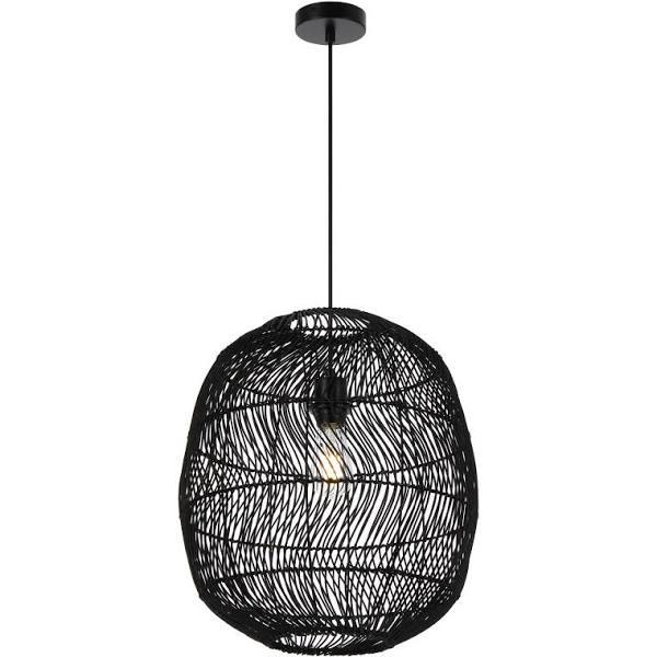 Rana 40 Pendant Light 1Lt Black