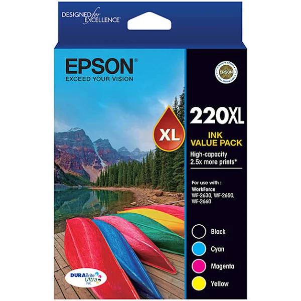 Epson 220XL 4 Ink Value Pack