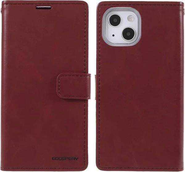 Goospery Mansoor Diary for iPhone 13 Mini Wine