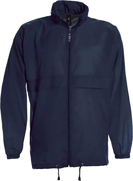 B&C Sirocco Mens Lightweight Jacket / Mens Outer Jackets Navy Blue L