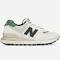 New Balance Unisex 574 White/Black - Size 6