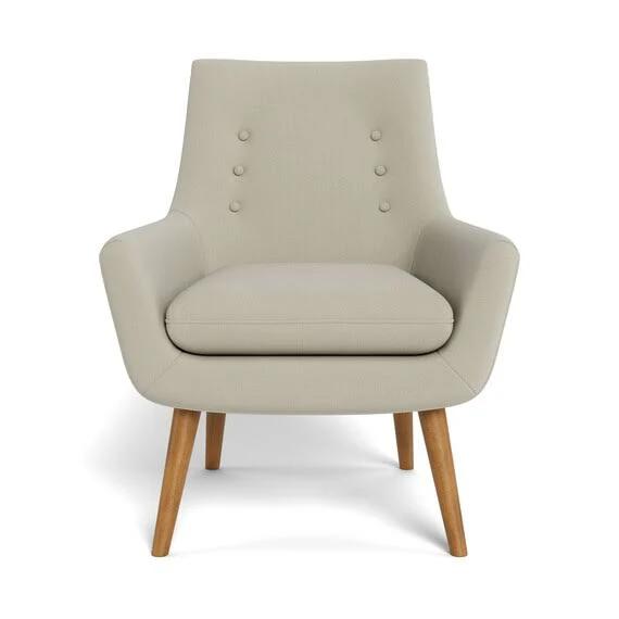 Retro Fabric Occasional Armchair Sand by Freedom