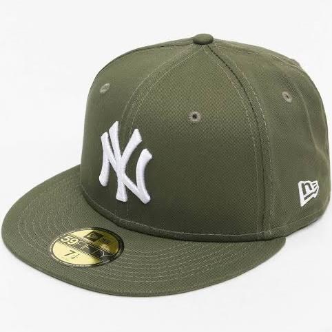 New Era Los Angeles Dodgers 59Fifty Fitted Hat Olive/White