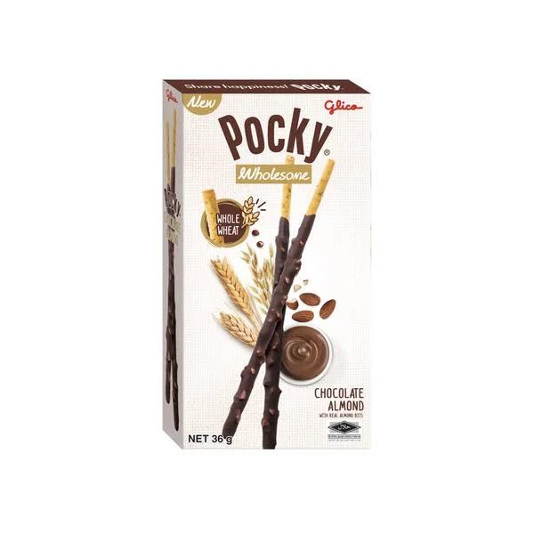 Glico Pocky Wholesome Choc almond Biscuit Stick 36G