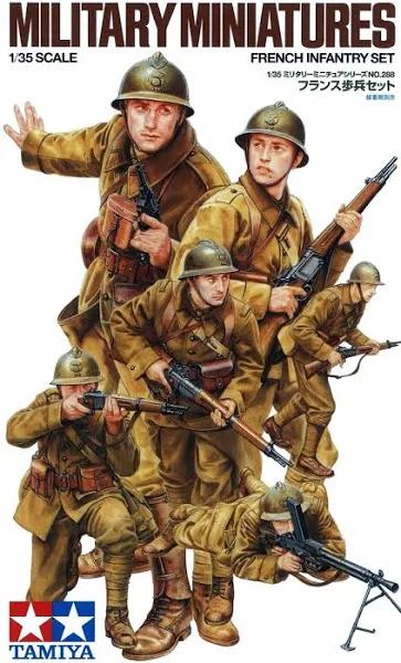 Tamiya - 35288 1/35 WWII French Infantry Set