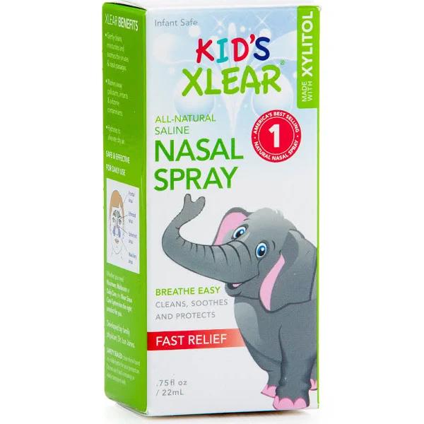 Xlear, Kid's Saline Nasal Spray, 0.75 fl oz (22 ml)