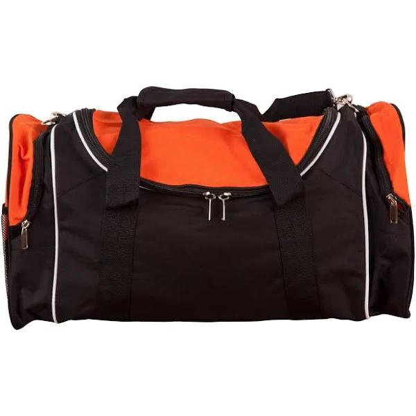 Winning Spirit Winner Sports/ Travel Bag (B2020) Black/White/Orange / One Size