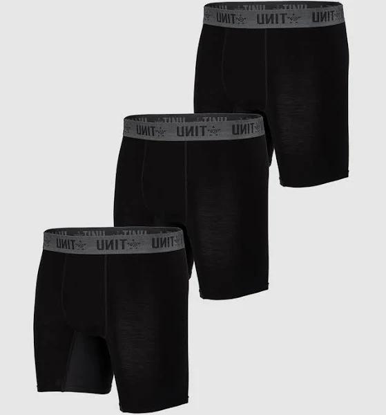 Unit Black Week to Week Bamboo Mens 3pk Underwear - 3XL