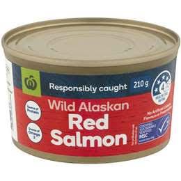 Woolworths Red Salmon 210g