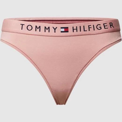 Tommy Hilfiger Logo Thong Pink L