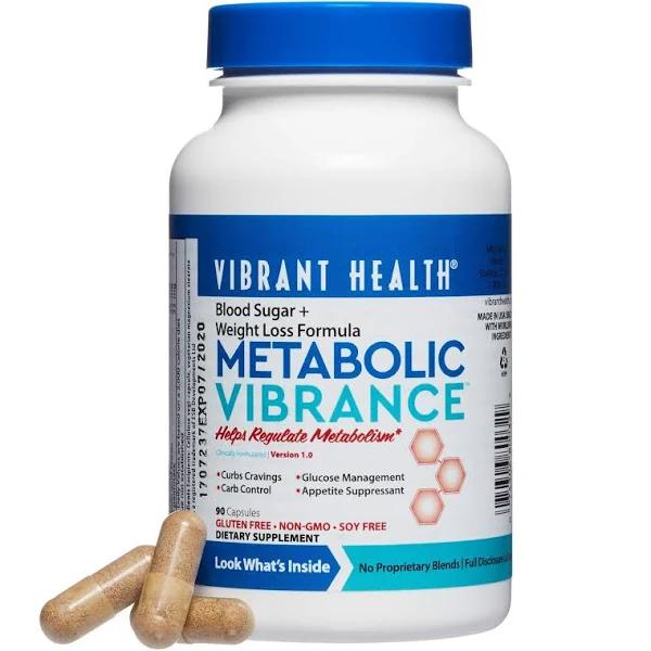 Vibrant Health Metabolic Vibrance, 90 Vegetable Capsules