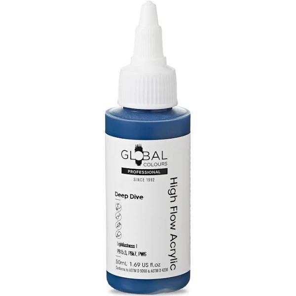 Deep Dive - Global Colours High Flow Professional Acrylic - 50ml