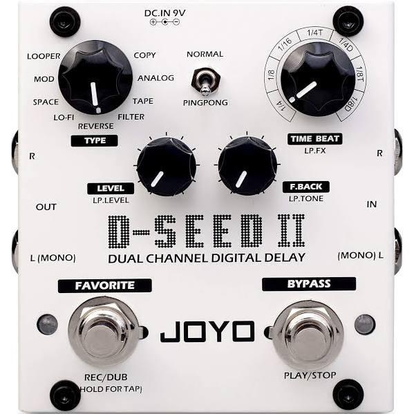 JOYO D-SEED-II Dual Channel Digital Delay Guitar Pedal