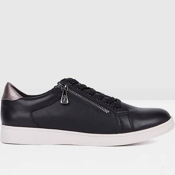 Hush Puppies Mimosa (BLACK/BLACK, US Women's 7.5)