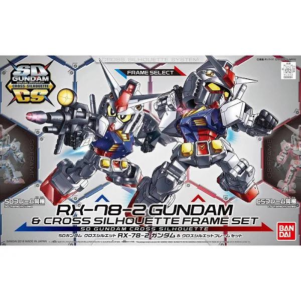 Bandai SD Gundam Cross Silhouette RX-78-2 Gundam & Frame Set