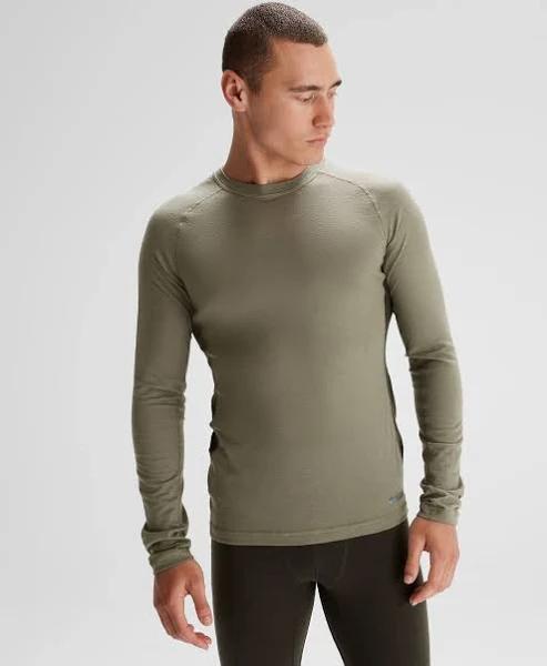 Kathmandu Men's K-Merino 125 Baselayer Top | Green/Dark Green - XL