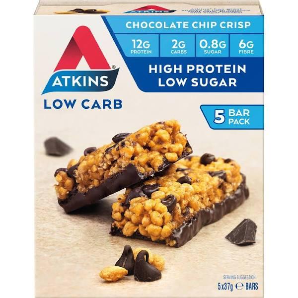 Atkins Day Break Chocolate Chip Crisp Bar 5 Pack