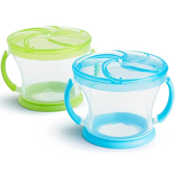 Munchkin Snack Catcher 2 Pack Blue/Green