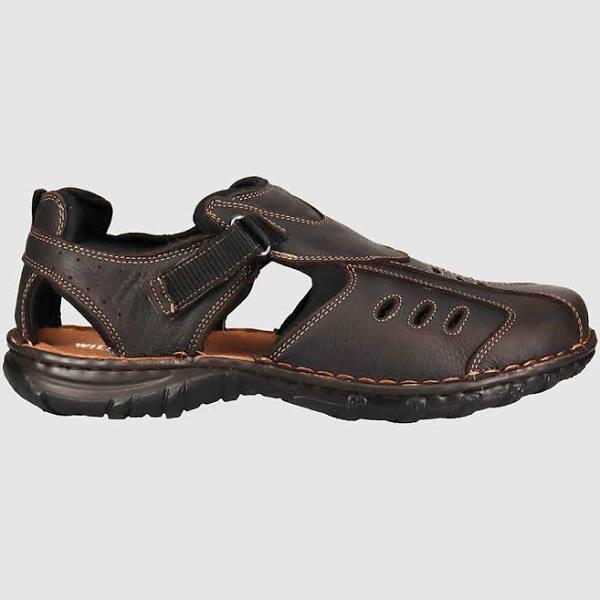 Pillar Dark Brown - Mens Sandals - Wild Rhino Shoes 44 / Dark Brown