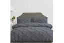 Giselle Bedding King Size Quilt Cover Set - Charcoal