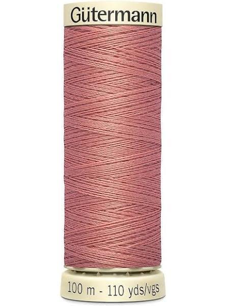 Gutermann Sew-All Thread 100m #79 Coral Pink, 100% Polyester