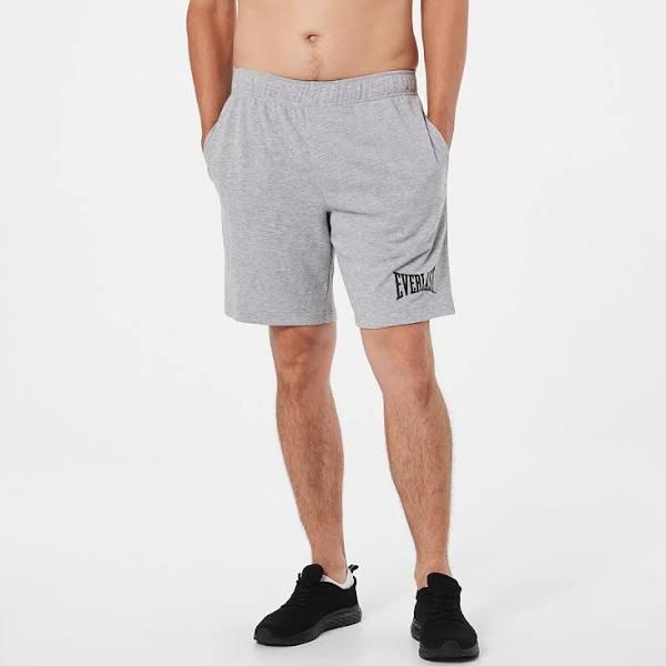 Everlast Active Mens French Terry Shorts in Grey MarleXXL Size: 2XL