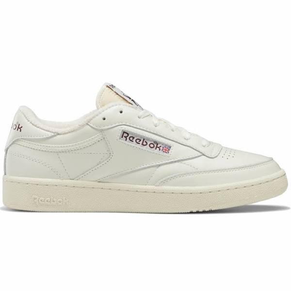 Reebok Club C 85 Chalk Alabaster Maroon