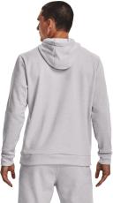 Under Armour Mens Armour Fleece Twist Hoodie Grey XL