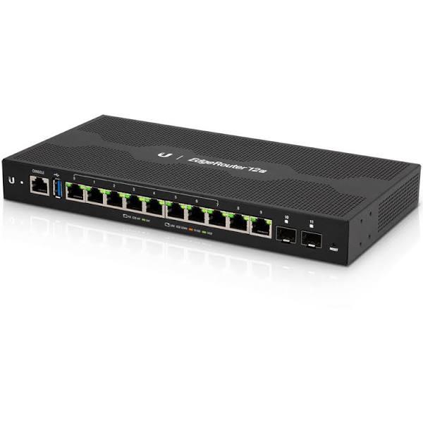 Ubiquiti EdgeRouter 12P - 10-Port Gigabit Router, 2 SFP Ports