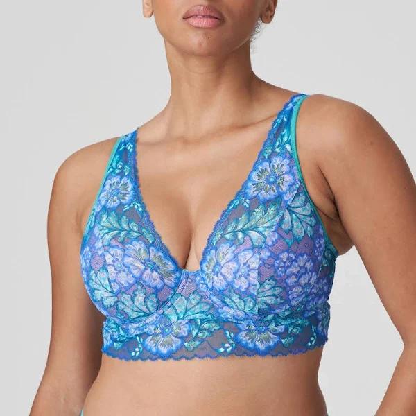 Prima Donna Twist Morro Bay Half Padded Plunge Bra 0142264 Mermaid Blue Mermaid Blue / 16C