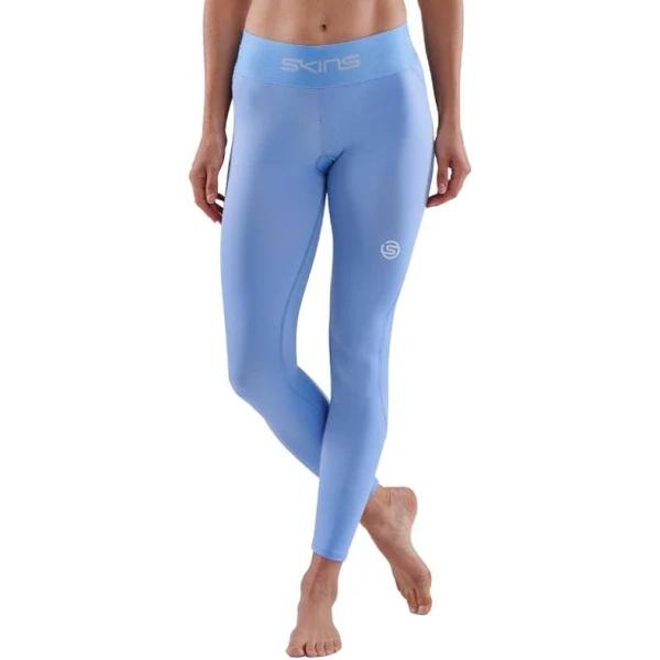 Skins Women's 1-Series Long Tights (Sky Blue, Size XL)