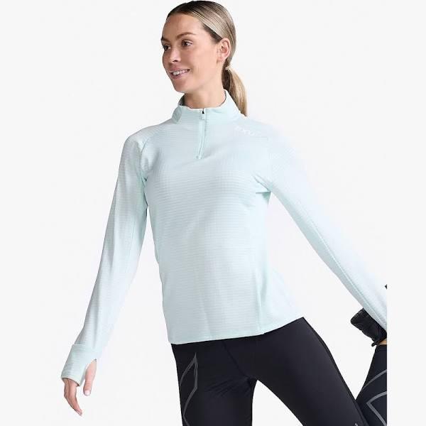 Ignition 1/4 Zip, 2XU, XS, Glacier/White Reflective, Female