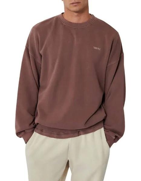 Industrie The Del Sur Sweat in Burgundy XL