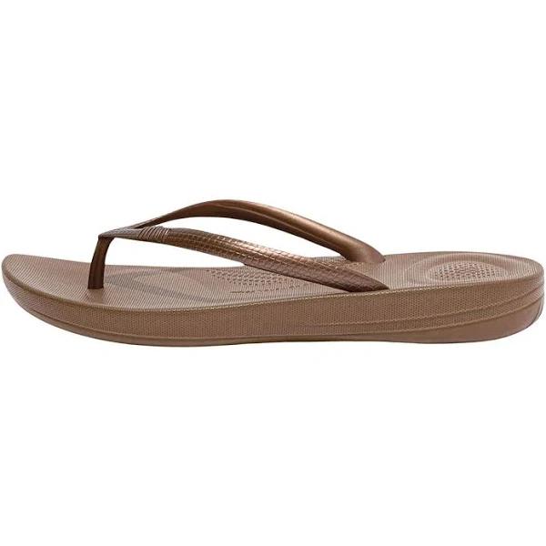 FitFlop iQushion Ergonomic Flip-Flops Bronze