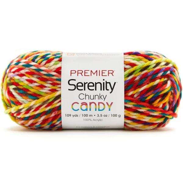 Premier Yarns Serenity Chunky Candy Yarn Primary