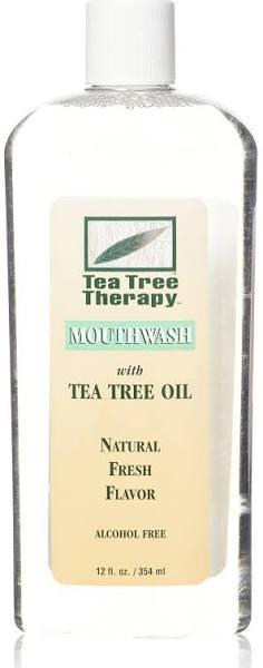 Tea Tree Therapy Mouth Wash, with Tea Tree Oil, Natural Fresh Flavor - 12 fl oz