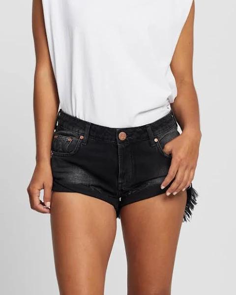 Worn Black Bandit Low Waist Short