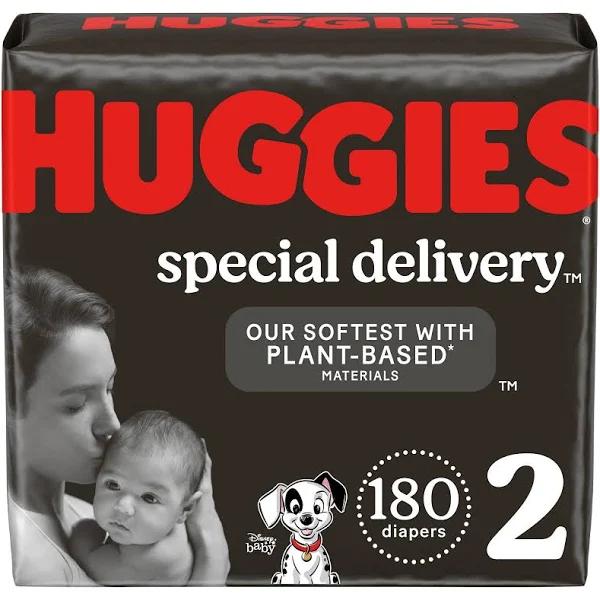 Huggies Special Delivery Hypoallergenic Baby Diapers Size 2, 180 CT