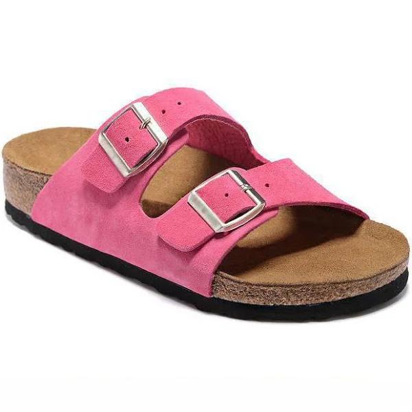 Amoretu Womens Comfort Buckled Slip On Sandal Casual Open Toe Slippers-24 - 41 - AfterPay & zipPay Available